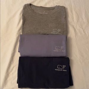 Bundle of 3 Vineyard Vines Long Sleeve